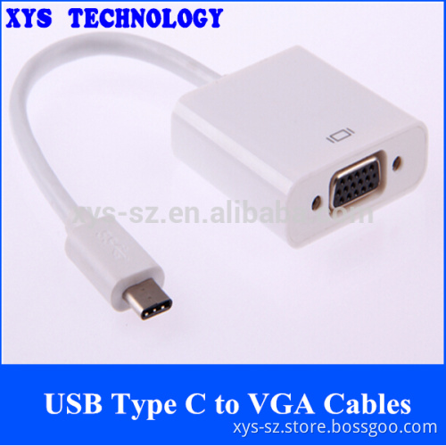 Factory Sale USB Type C to VGA Cables USB3.1 type C Cables USB3.1 Type C Adaptor for MAC Book